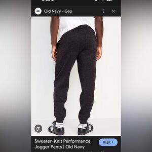 Men’s Sweater-Knit Performance Jogger Pants